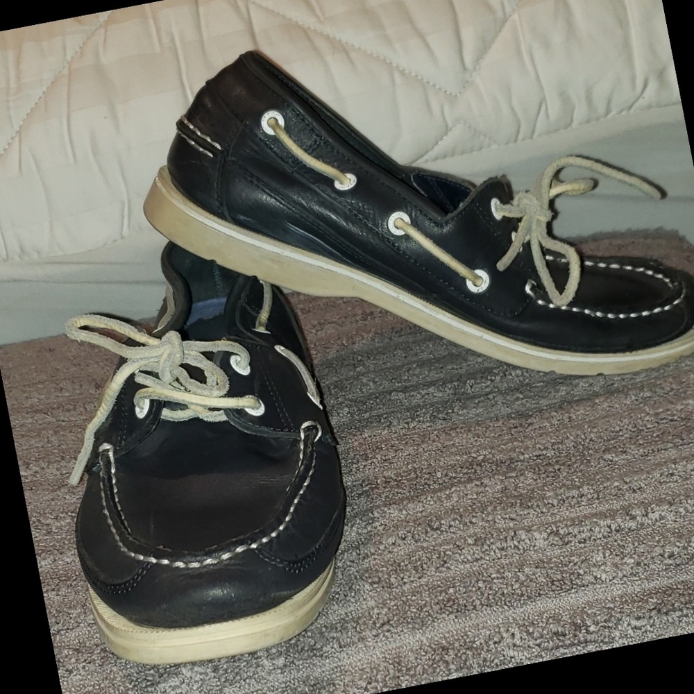 Navy Blue Boat shoes